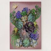 Meng de Kleur Succulent Vertoning Legpuzzel (Verticaal)