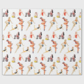 Meng die Pin Up Girls 2 Cadeaupapier (Vlak)