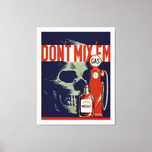 Meng 'Em - XL' niet Canvas Afdruk