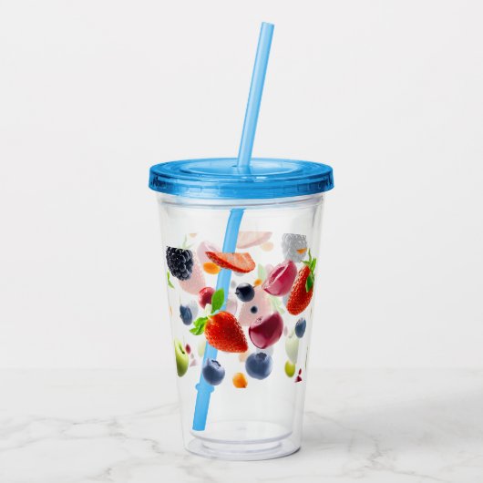 Meng fruit acryl drinkbeker (Achterkant)