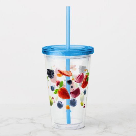 Meng fruit acryl drinkbeker (Voorkant)