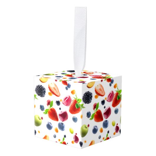 Meng fruit decoratie (Voorkant hoekig)