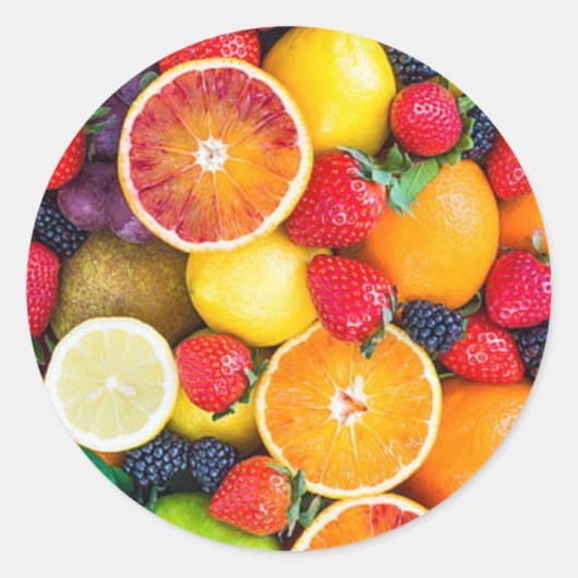 Meng fruit Stickers & labels (Voorkant)