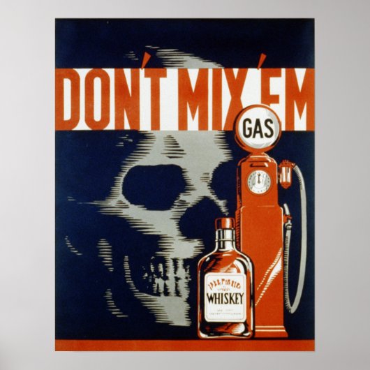 Meng geen Em-Don't Drink en station Poster (Voorkant)