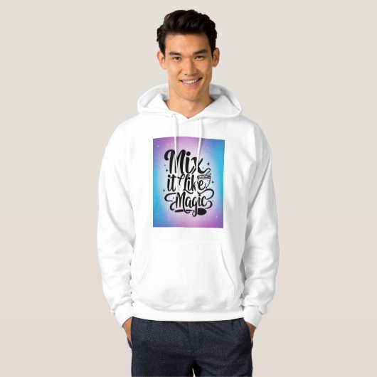 Meng het als magie hoodie (Voorkant volledig)