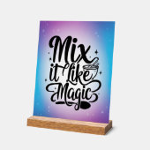 Meng het als magie optie 2 acryl bord (Hoek)