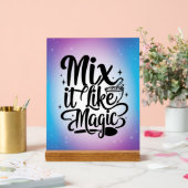 Meng het als magie optie 2 acryl bord (Huwelijk)