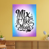 Meng het als magie optie 2 canvas afdruk (Insitu (Woonkamer))