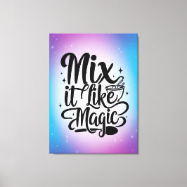 Meng het als magie optie 2 canvas afdruk