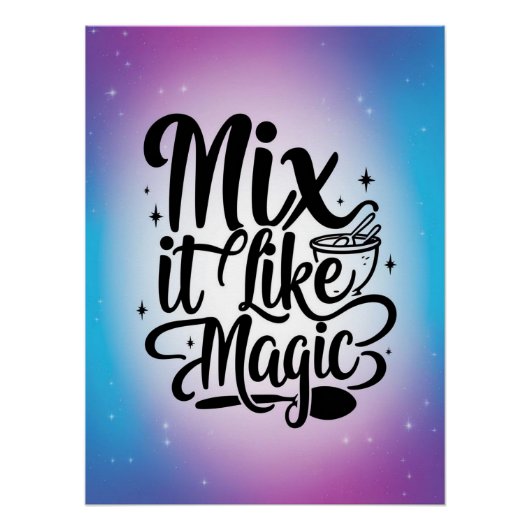 Meng het als magie optie 2 perfect poster (Voorkant)
