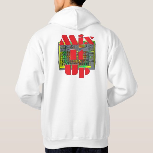 Meng het omhoog hoodie (Achterkant)