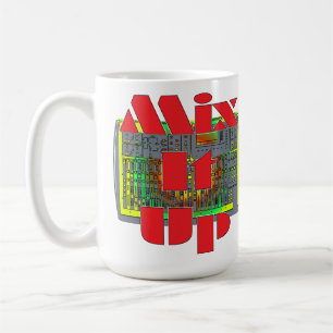 Meng het omhoog koffiemok