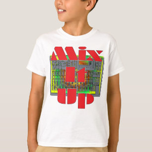 Meng het omhoog t-shirt