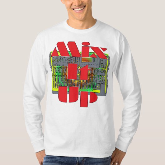 Meng het omhoog t-shirt (Voorkant)