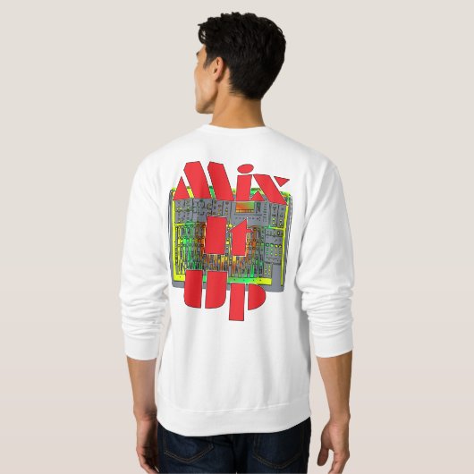 Meng het omhoog trui (Achterkant volledig)