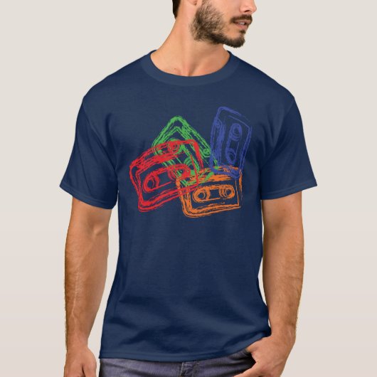 Meng tapes - DJ Disk Jockey T-shirt (Voorkant)