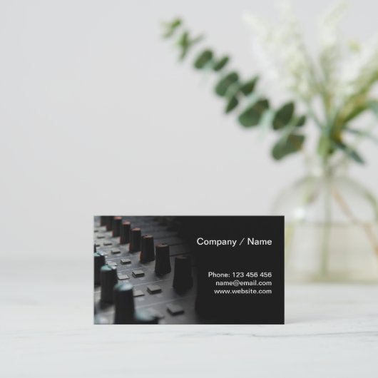 mengbureau visitekaartje (Staand voorkant)