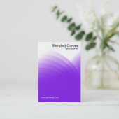Mengcurven - Paars Visitekaartje (Staand voorkant)