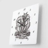 Mengeling-schepsel - Sleeplijn, Golem en Duivel Vierkante Klok (Hoek)