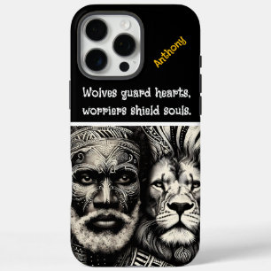 Mengeling van Afrikaanse cultuur en dieren in het iPhone 16 Pro Max Hoesje