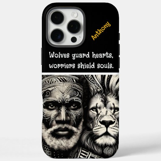 Mengeling van Afrikaanse cultuur en dieren in het  Case-Mate iPhone Case (Achterkant)