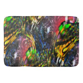 Mengeling van kleurrijke virtuele kunst geïnspiree badmat (Voorkant)