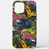 Mengeling van kleurrijke virtuele kunst geïnspiree Case-Mate iPhone case (Achterkant)