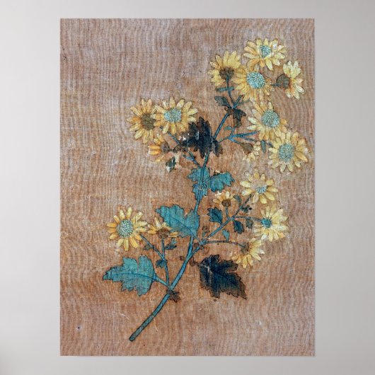 Mengfu - Tien Chrysanten Poster (Voorkant)
