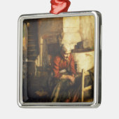 Mengkleding Metalen Ornament (Links)