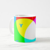 mengkleur koffiemok (Voorkant links)