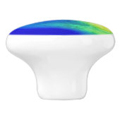 Mengkleurige keramische knop (Zijkant)