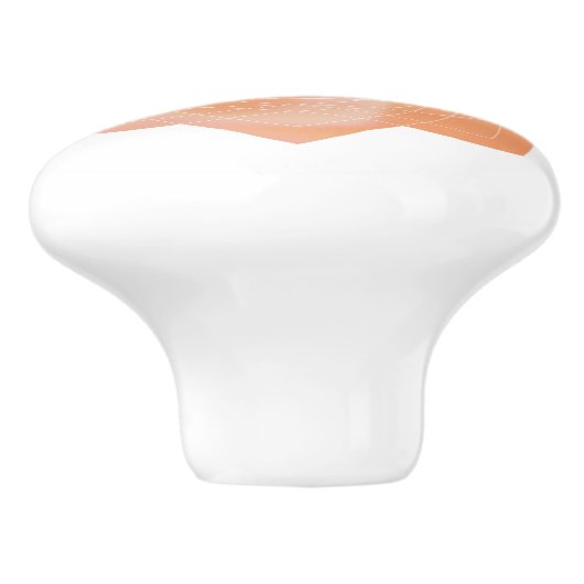 Mengkleurige keramische knop (Zijkant)