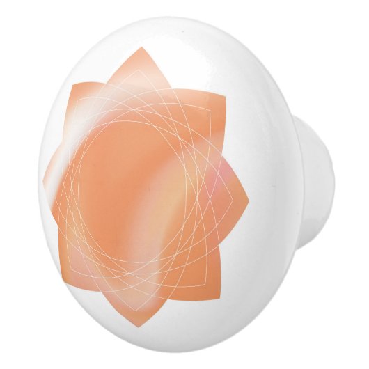 Mengkleurige keramische knop (Rechts)