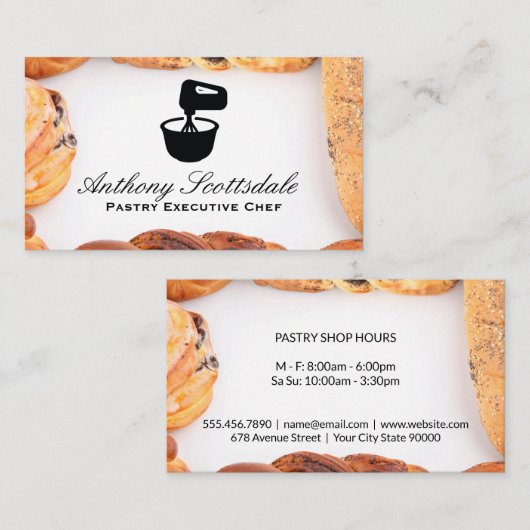 Mengkom | Gebakjes Visitekaartje (Voorkant / Achterkant)