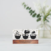 mengkommen | goudmarmer | houtversiering visitekaartje (Staand voorkant)