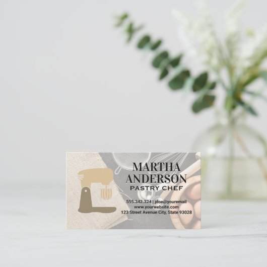 mengmachine | Bakken Ingrediënten en Hulpmiddelen Visitekaartje (Staand voorkant)