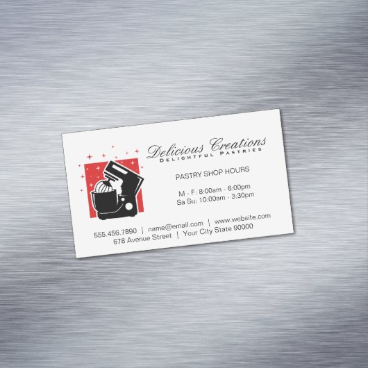 Mengmachine voor Bowl Magnetisch Visitekaartje (Voorbeeld)