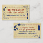 Mengschotel whisk  bakkerijkoeken visitekaartje (Voorkant / Achterkant)