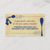 Mengschotel whisk  bakkerijkoeken visitekaartje (Achterkant)