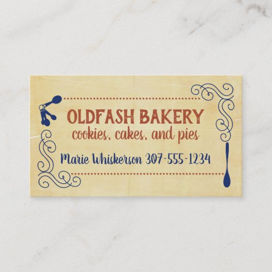 Mengschotel whisk  bakkerijkoeken visitekaartje (Voorkant)