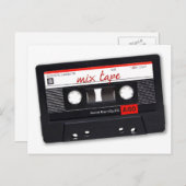 Mengsel tape briefkaart (Voorkant / Achterkant)