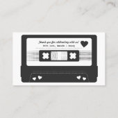 Mengsel tapescortkaart plaatskaartje (Achterkant)