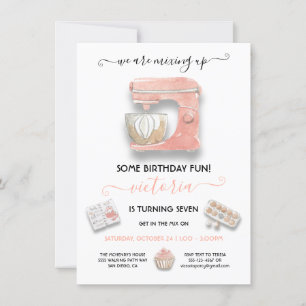 Mengsel van bakkerijfeestdagen kaart