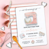 Mengsel van bakkerijfeestdagen kaart