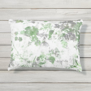 Mengsel van bloempatroon en wandtextuur buitenkussen