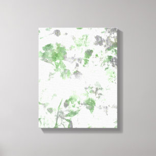 Mengsel van bloempatroon en wandtextuur canvas afdruk