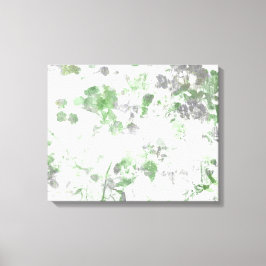 Mengsel van bloempatroon en wandtextuur canvas afdruk