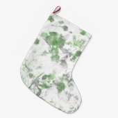 Mengsel van bloempatroon en wandtextuur grote kerstsok (Voorkant (Hangend))