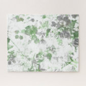 Mengsel van bloempatroon en wandtextuur legpuzzel (Horizontaal)