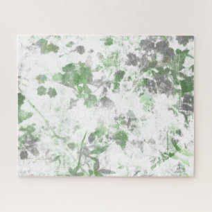 Mengsel van bloempatroon en wandtextuur legpuzzel